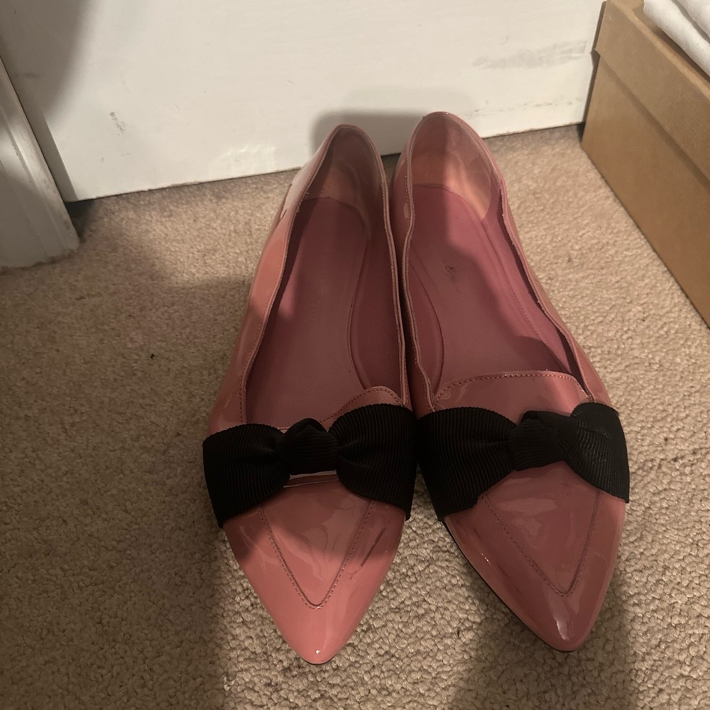 Pink Bow Flats